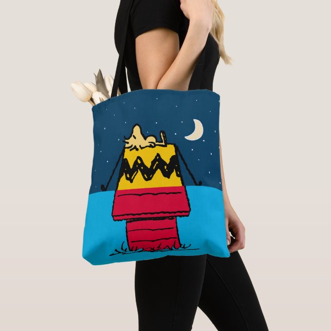 Tote Bag cacahuètes | Woodstock Camping Demi et Demi (De près)