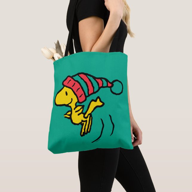 Tote Bag cacahuètes | Woodstock Winter Beanie Casquette (De près)