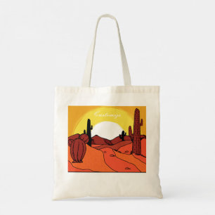 Tote Bag Cactus du désert Sunset Thunder_Cove