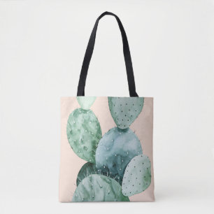 Tote Bag Cactus sur le corail