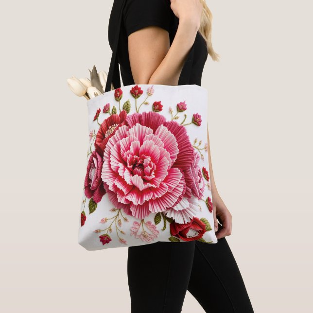 Tote Bag Cadeau avec intention Célébrez votre fleur intérie (De près)