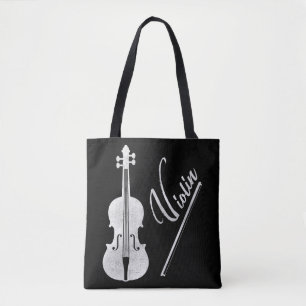 Tote Bag Cadeau d'anniversaire vintage de musicien