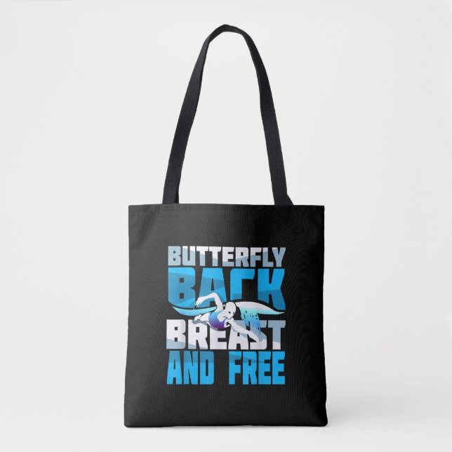 Tote Bag Cadeau De Baignade Pour Nageur (Devant)