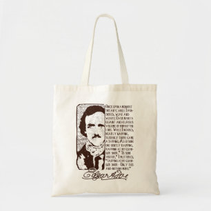Tote Bag Cadeau de jour pour le poète Edgar critique Allan