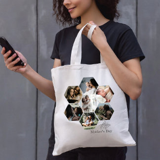 Tote Bag Cadeau de la Fête des Mères Personnalisé MOMMY Pho