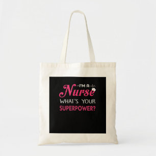 Tote Bag Cadeau de l'infirmière Je suis une infirmière Q
