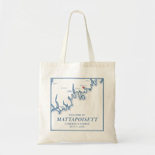 Tote Bag Cadeau de mariage Shining Tides New Bedford Bienve