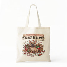 Cadeau de Noël drôle de bouledogue français