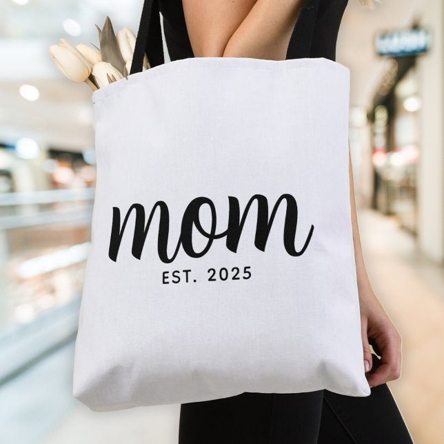 Tote Bag Cadeau de nouvelle maman établie par maman (Créateur téléchargé)