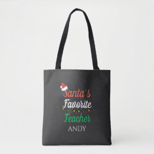 Tote Bag Cadeau de remerciement de Noël pour enseignant