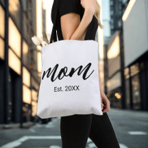 Cadeau de script de maman nouvellement établie