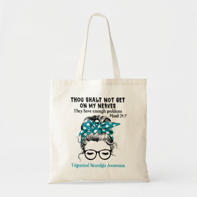 Tote Bag Cadeau de soutien au ruban de sensibilisation à la (Devant)
