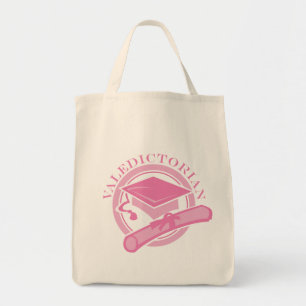 Tote Bag Cadeau d'écarté rose d'obtention du diplôme
