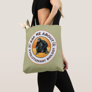 Tote Bag Cadeau d'humour sur l'évolution pour professeur de