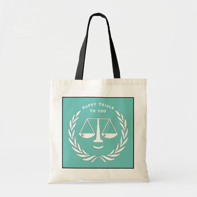 Tote Bag Cadeau drôle d'avocat (Devant)