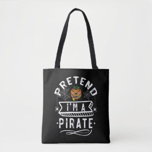 Tote Bag Cadeau drôle de costume d'Halloween : fais semblan