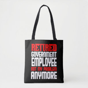 Tote Bag Cadeau du parti de retraite des fonctionnaires ret