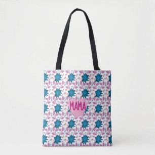 Tote Bag Cadeau floral personnalisé pour Maman