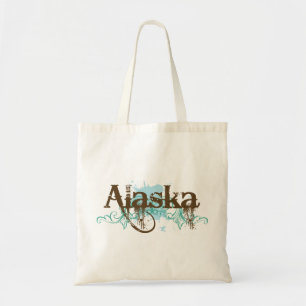 Tote Bag Cadeau grunge de T-shirt de l'Alaska d'amusement