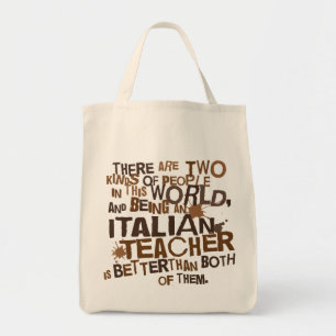 Tote Bag Cadeau italien de professeur