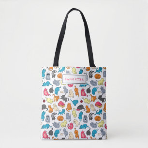 Tote Bag Cadeau mignon pour la maman de chat d'amoureux des