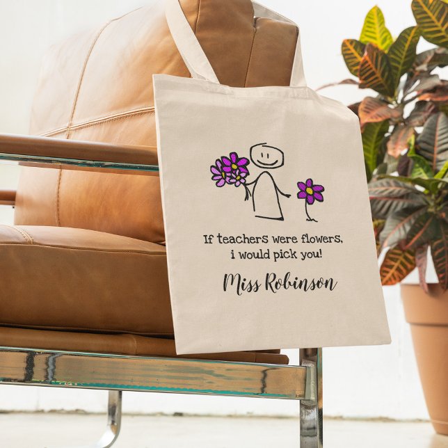 Tote Bag Cadeau Mignonne de la maternelle de l'enseignant (Créateur téléchargé)