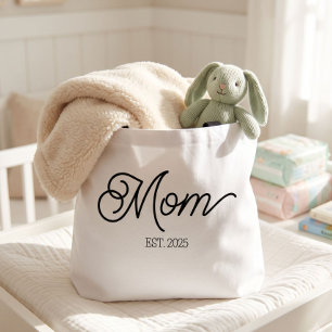 Tote Bag Cadeau minimaliste pour nouvelle maman Maman établ