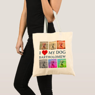 Tote Bag Cadeau personnalisé d'art pop pour chien pour amat