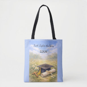 Tote Bag Cadeau personnalisé de fin d'études chrétien pour