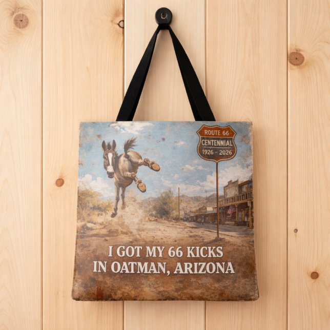 Tote Bag Cadeau personnalisé du centenaire de la route 66 d (Créateur téléchargé)