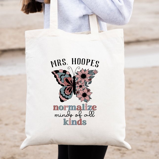 Tote Bag Cadeau Personnalisé Pour Enseignant Spiratif Neuro (Créateur téléchargé)