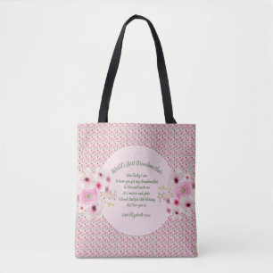 Tote Bag CADEAU - Poèmes grand-mère de petits-enfants - PER
