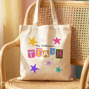 Tote Bag Cadeau pour l'appréciation de l'enseignant Moderne