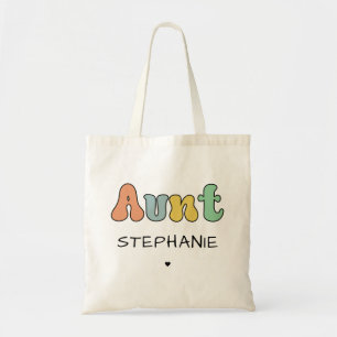 Tote Bag Cadeau Retro Tante Personnalisé Tante personnali