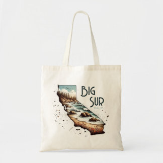 Tote Bag Cadeau souvenir Big Sur California