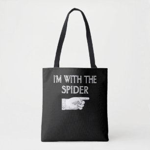 Tote Bag Cadeau Spider I'm With The Spider Costume Matchi