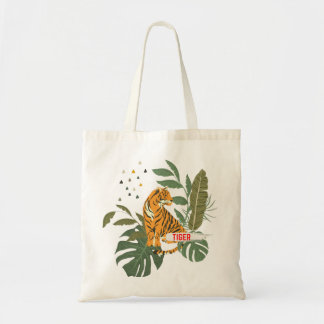 Tote Bag cadeau tigre - animaux - nature - forêt