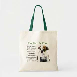 Tote Bag Cadeaux anglais de bouledogue