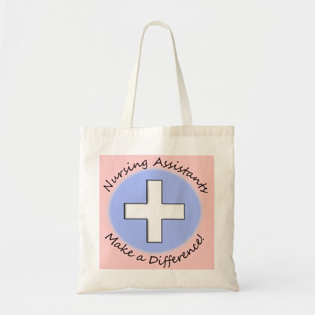 Tote Bag Cadeaux auxiliaires de soins "faisant une (Devant)