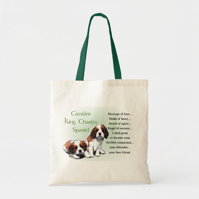Tote Bag Cadeaux Cavalier King Charles Spaniel (Devant)