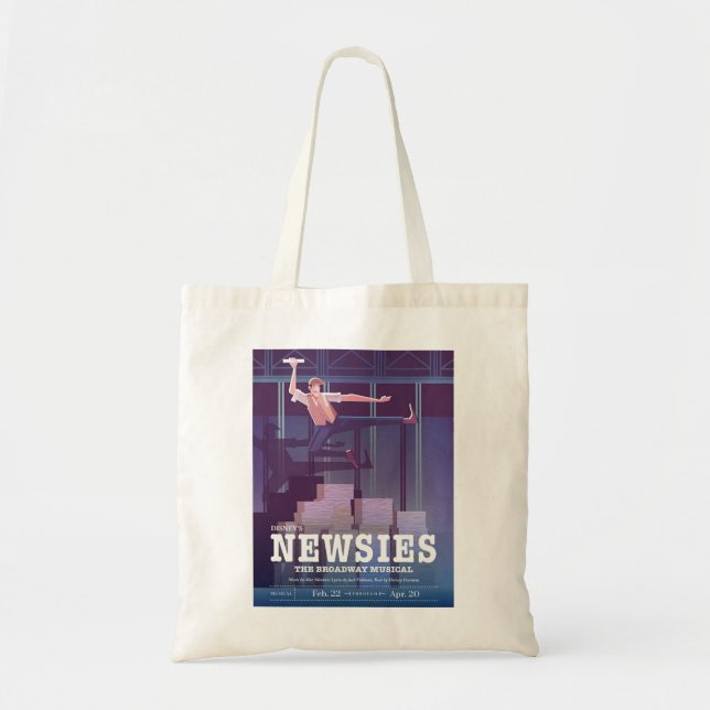 Tote Bag Cadeaux d'anniversaire Newsies Broadway Couverture (Devant)