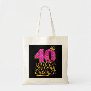 Tote Bag Cadeaux de 40 ans 40e anniversaire Queen Diamond C
