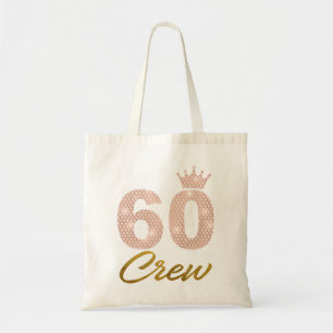Tote Bag Cadeaux de 60 ans 60 équipage 60e fête d'anniversa