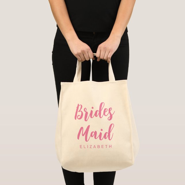 Tote Bag Cadeaux de Demoiselle d'Honneur pour Enterrement d (Devant (produit))