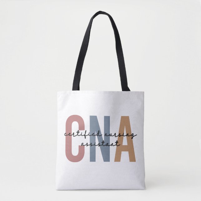 Tote Bag Cadeaux de l'adjoint infirmier certifié rétro de l (Devant)