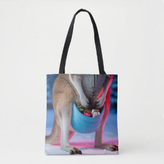 Tote Bag Cadeaux de Noël de poche de kangourou australien