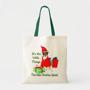 Tote Bag Cadeaux de Noël de Rat terrier