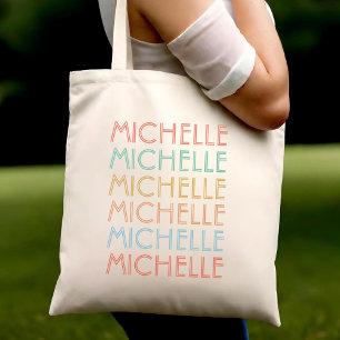 Tote Bag Cadeaux De Nom customisés Pour Ses Enfants Femmes 