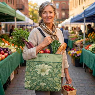 Tote Bag Cadeaux de retraite floraux vintage pour maman ver