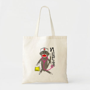 Tote Bag Cadeaux de singe de chaussette d'infirmière
